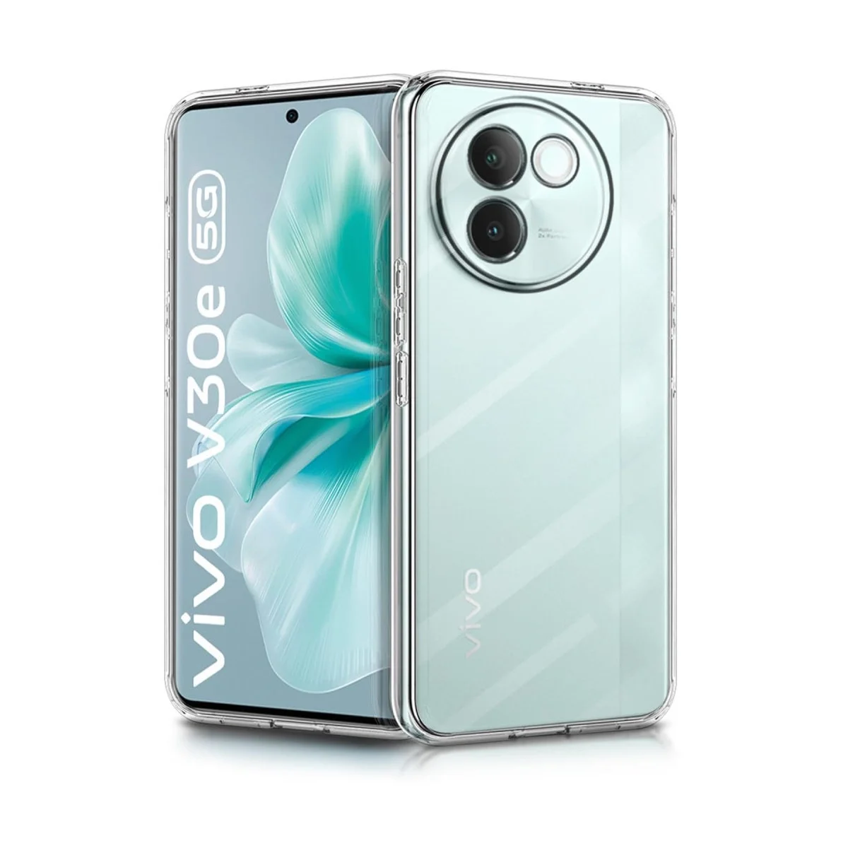 Vivo V30e Kılıf Lüx Şeffaf Silikon