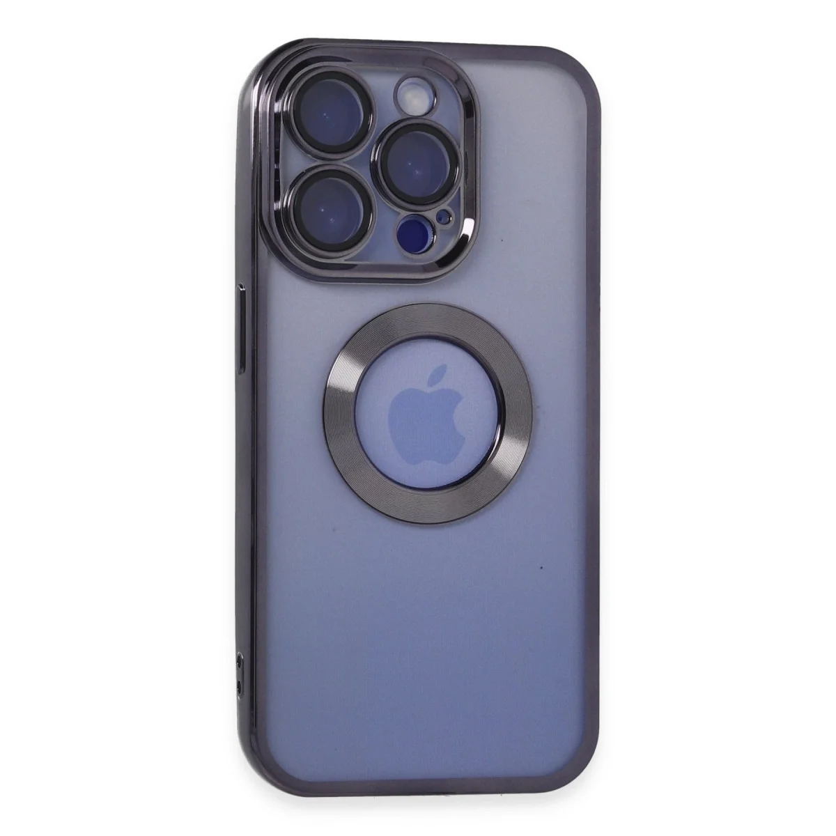 Apple İphone 15 Pro Max Kılıf Slot Silikon - Mor