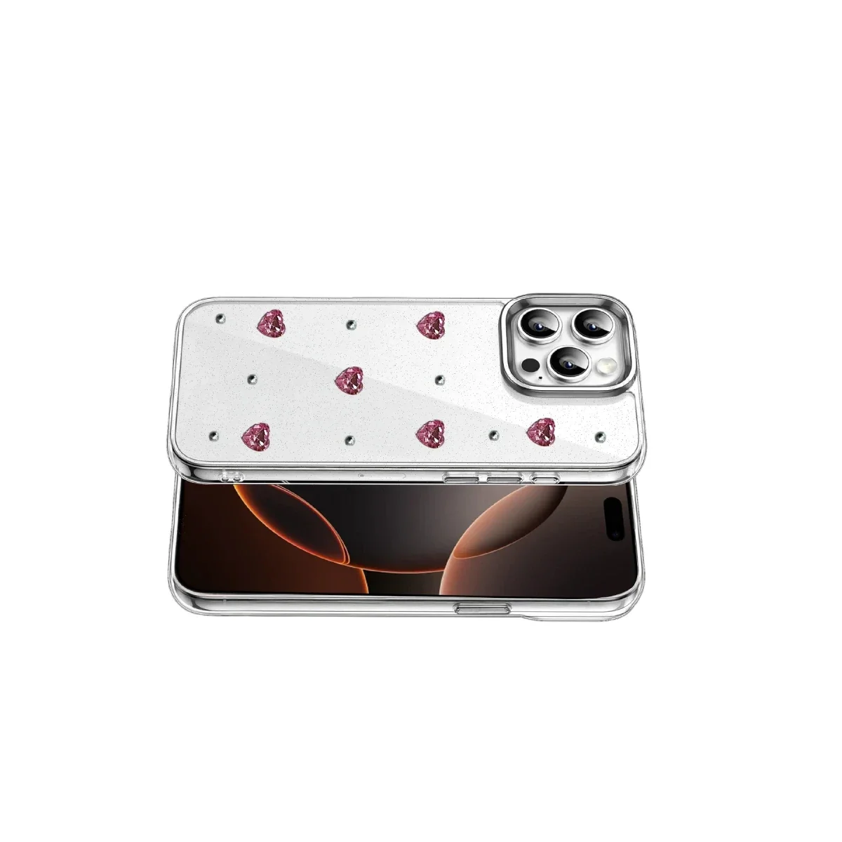 Apple iPhone 14 Pro Max Fiyonk Desenli Kapak - Desen 3 görsel 3