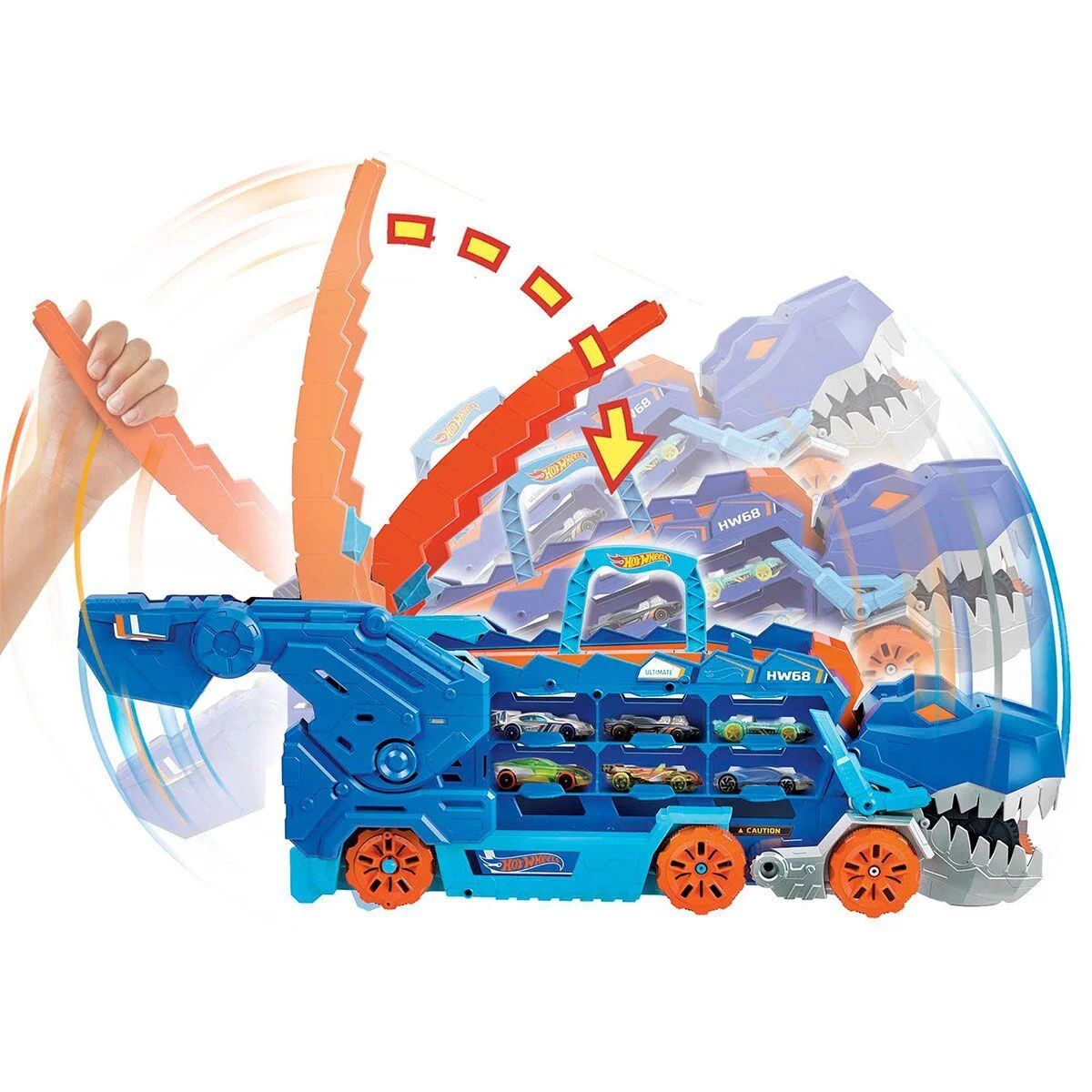 HNG50 Hot Wheels Ultimate T-Rex Tır görsel 4
