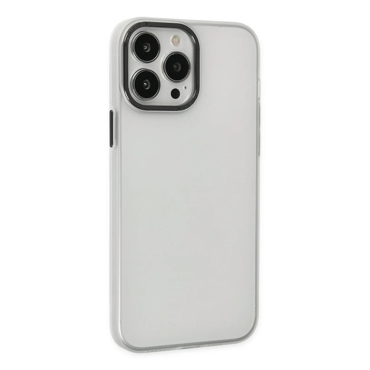 Apple İphone 14 Pro Kılıf Modos Metal Kapak - Şeffaf görsel 2