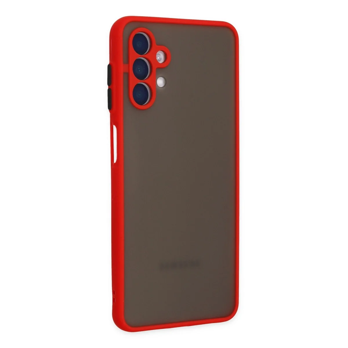 Samsung Galaxy A04s Kılıf Montreal Silikon Kapak - Kırmızı görsel 2