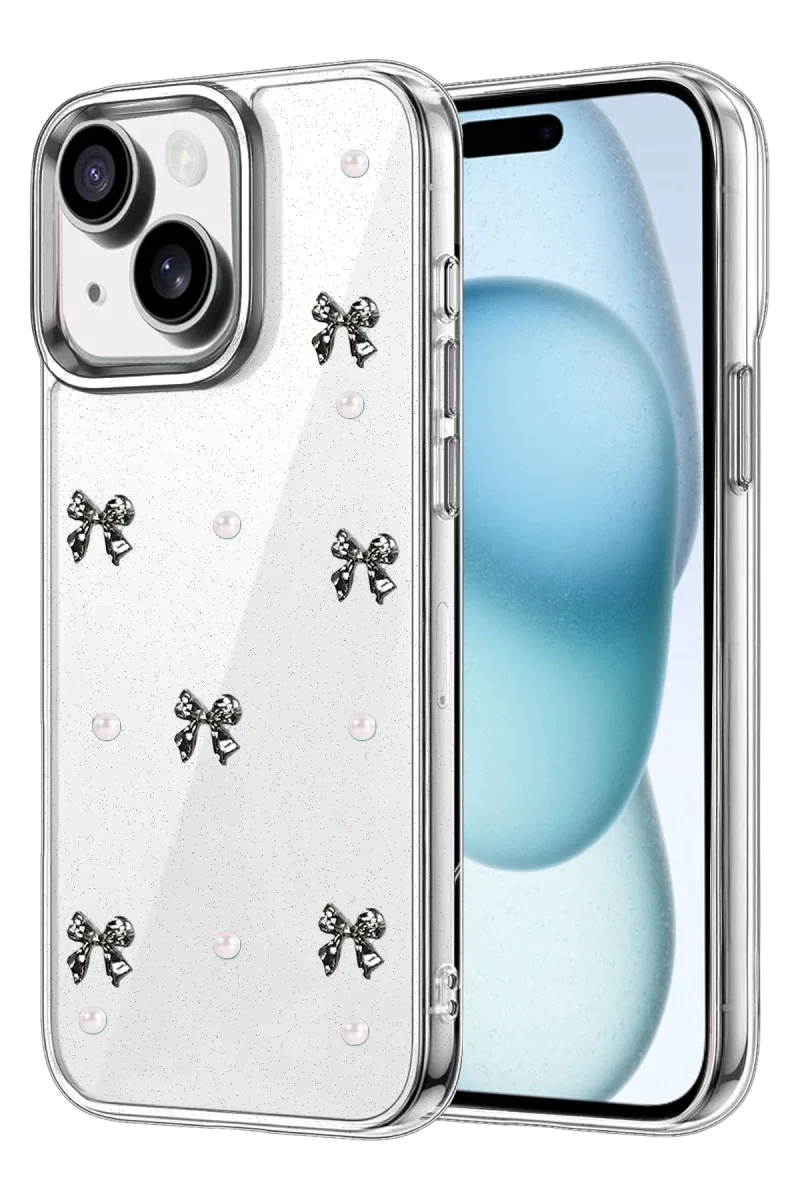 Apple iPhone 14 Fiyonk Desenli Kapak - Desen 8