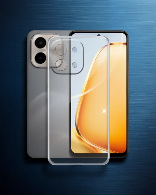 Vivo Y28 Kılıf Lüx Şeffaf Silikon