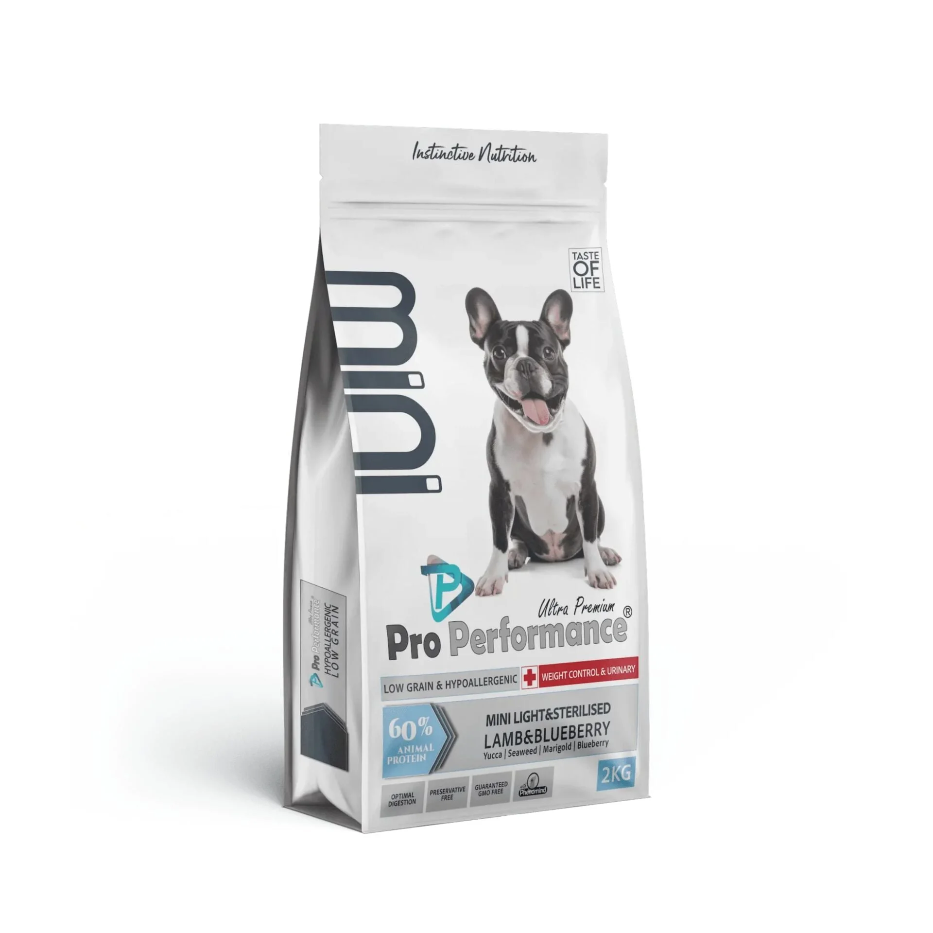 Adult light sterilised lamb, blueberry 2 kg pro perf
