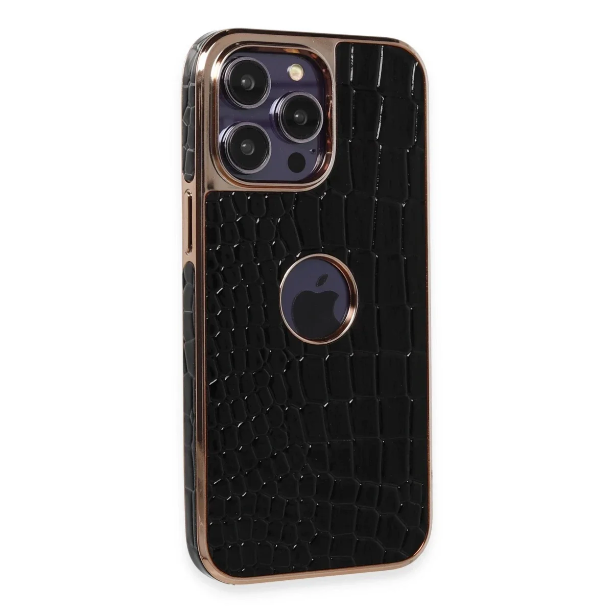 Apple iPhone 14 Pro Kılıf Snake Kapak - Siyah