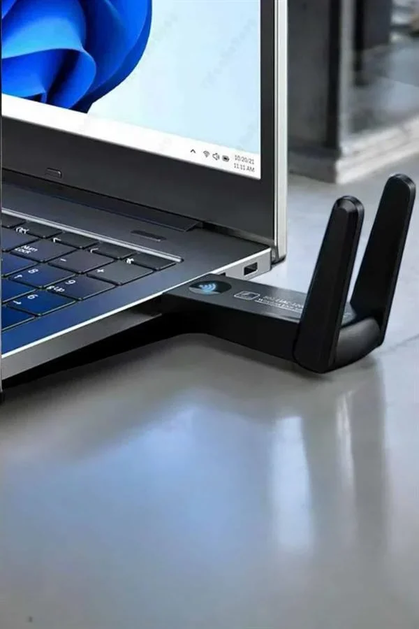 Wifi Alıcı Wifi Adaptörü USB Girişli 3.0 görsel 3