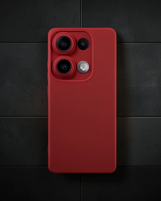Xiaomi Redmi Note 13 4g Kılıf Nano İçi Kadife Silikon - Pudra