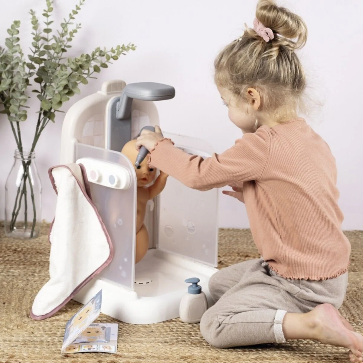 7600220382 Smoby Baby Nurse Bebek Duş Oyun Seti +3 yaş görsel 5