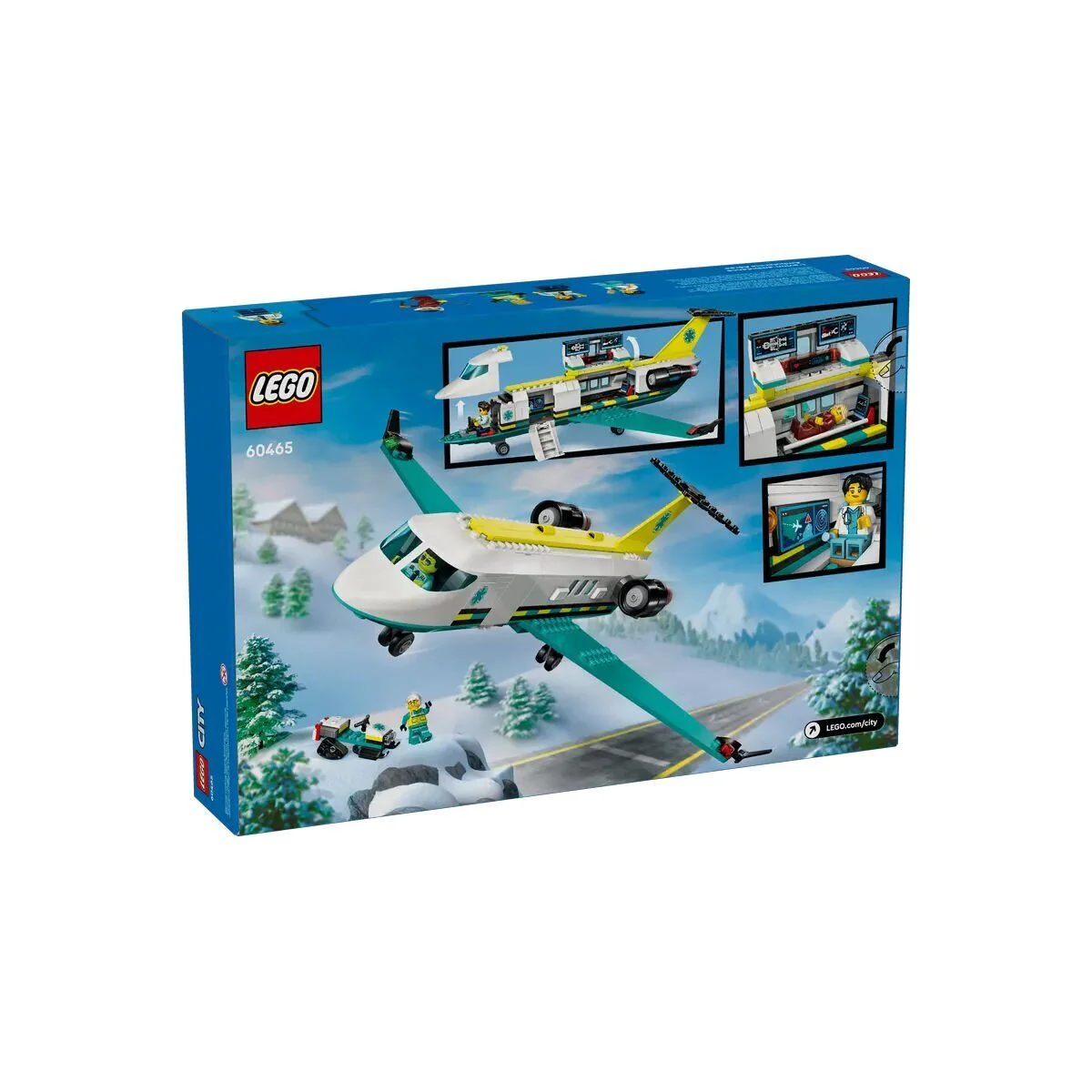 60465 Lego City Helikopter Ambulans Uçağı 403 parça +6 yaş görsel 8