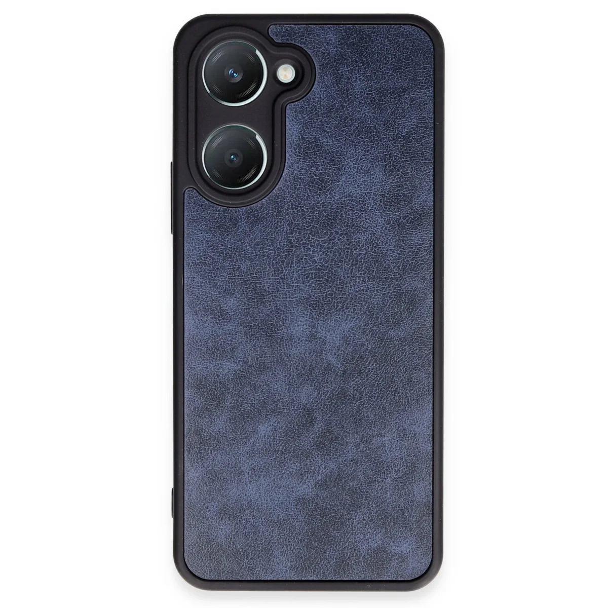 Vivo Y18 Kılıf Aras Deri Kapak - Lacivert görsel 2