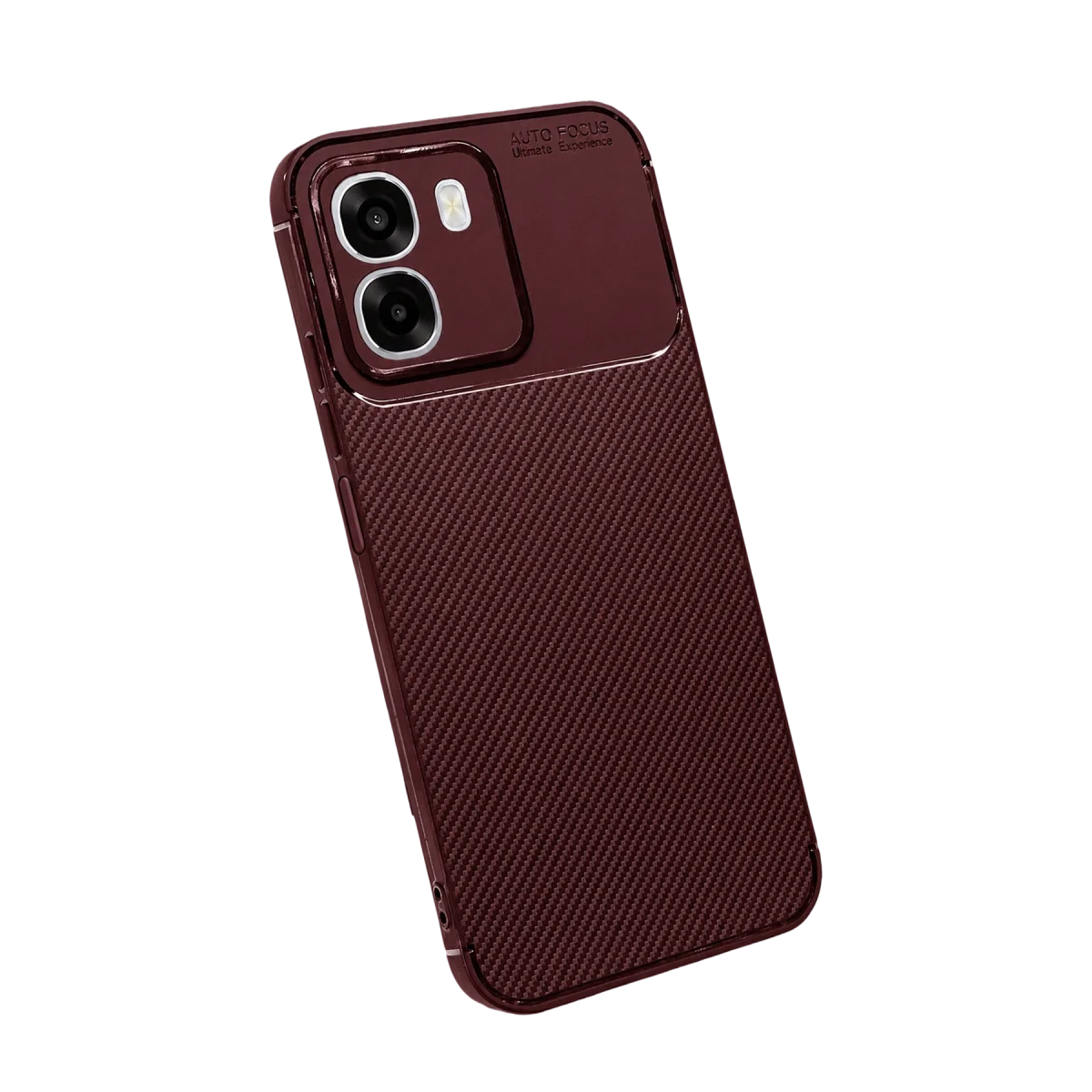Oppo Oppo A6t 5g Auto Focus Karbon Kapak - Bordo görsel 2