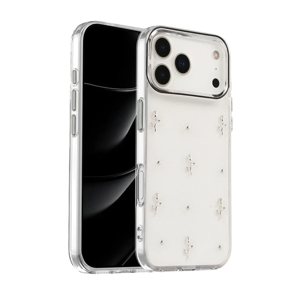 Apple iPhone 17 Pro Max Fiyonk Desenli Kapak - Desen 4