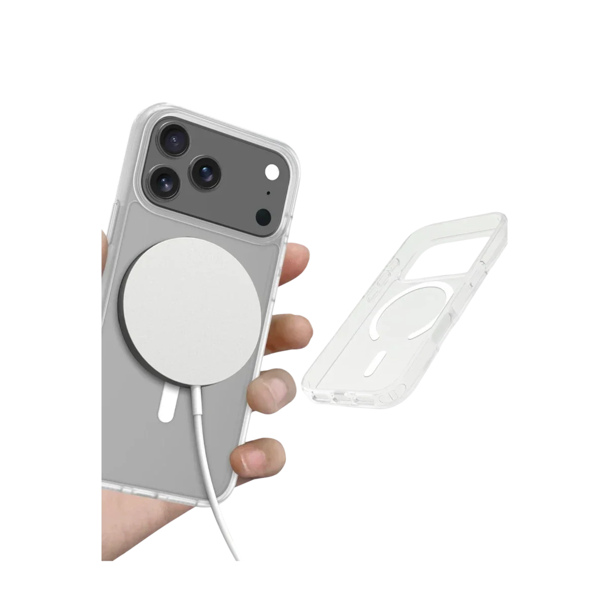Joko Apple iPhone 17 Pro Jota Magsafe Kapak - Şeffaf görsel 4