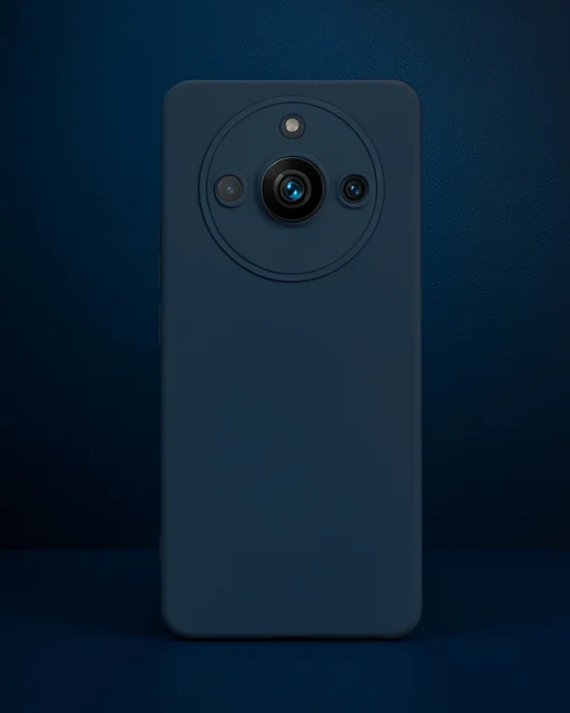 Realme 11 Pro Kılıf Nano İçi Kadife Silikon - Lacivert