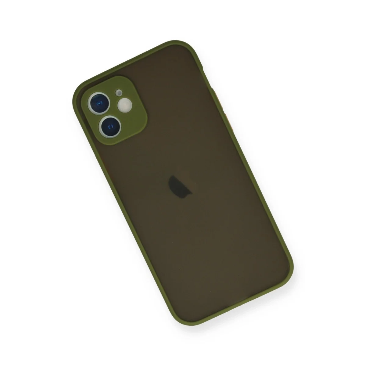 Apple İphone 12 Mini Kılıf Montreal Silikon Kapak - Açık Yeşil görsel 3