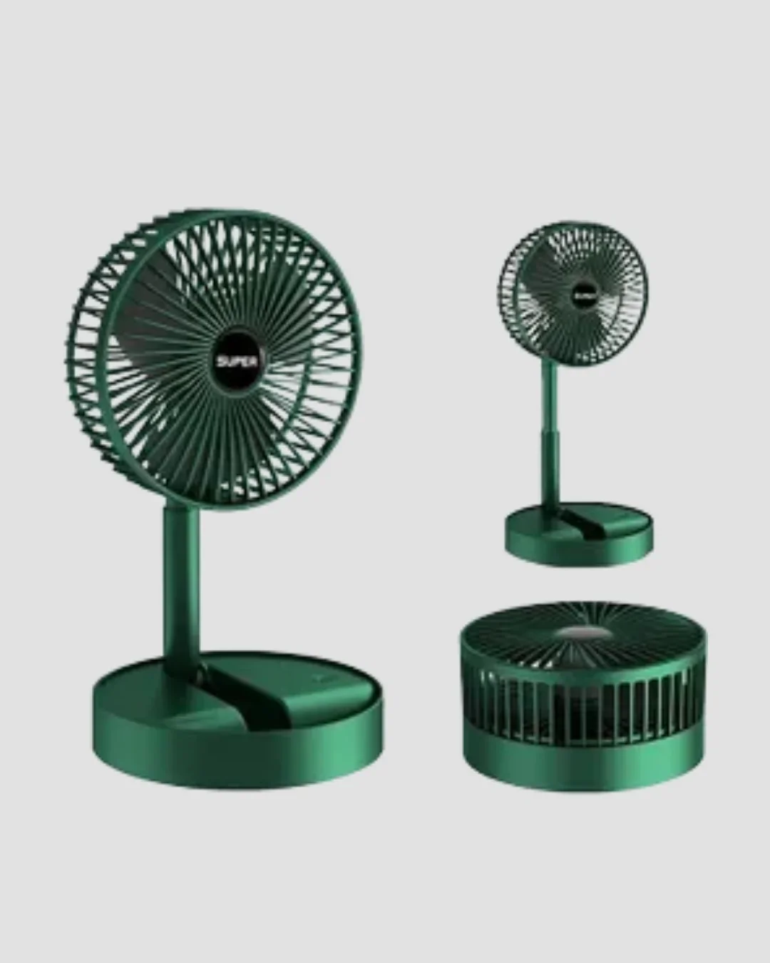 Şarjlı Katlanabilir ni Fan – 3 Kademe Hız Ayarı, Taşınabilir Tasarım görsel 2