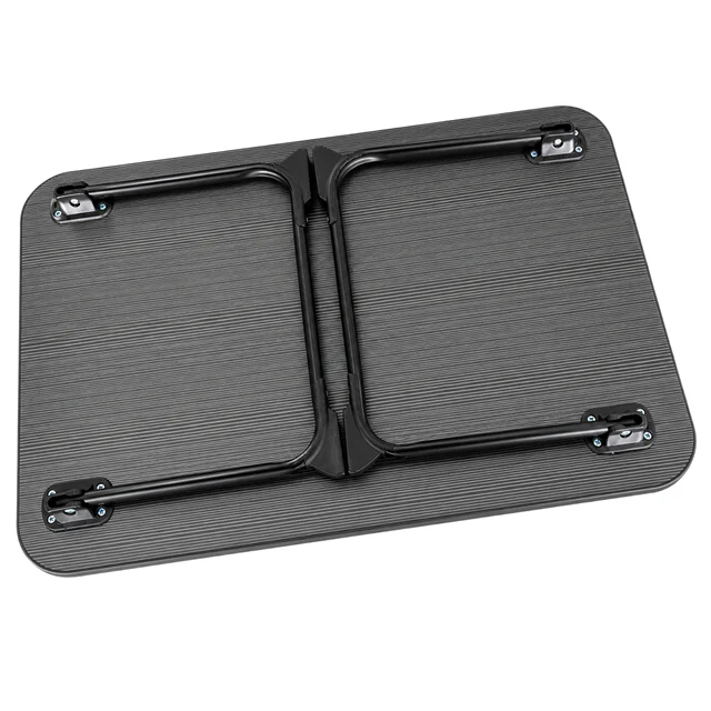 SN-29695 Katlanabilir Laptop Masası ve Yatak Koltuk Üzeri Tepsisi Siyah 70x48cm görsel 4