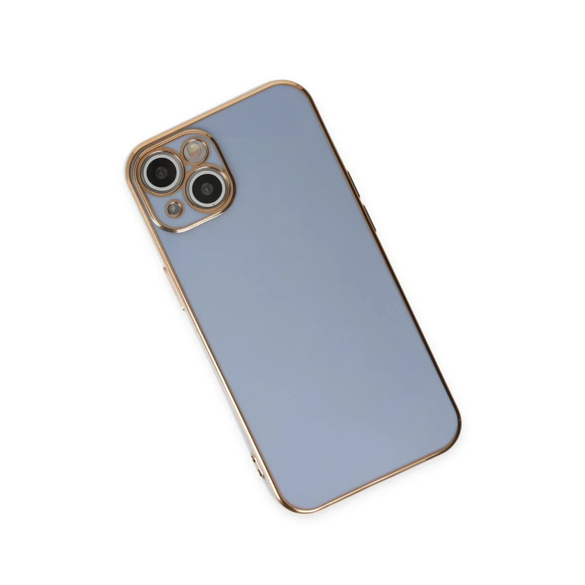 Apple İphone 15 Kılıf Volet Silikon - Mavi görsel 2
