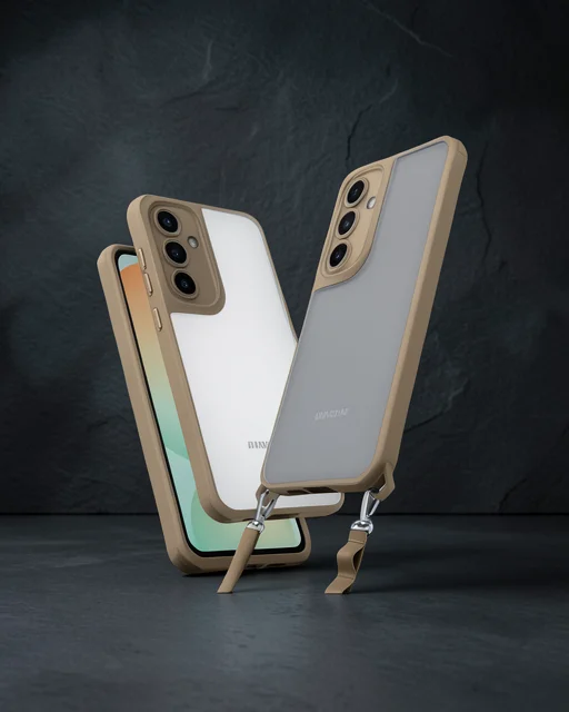 Samsung Galaxy A55 5g Kılıf Penta Silikon Kılıf - Çöl Titanyum