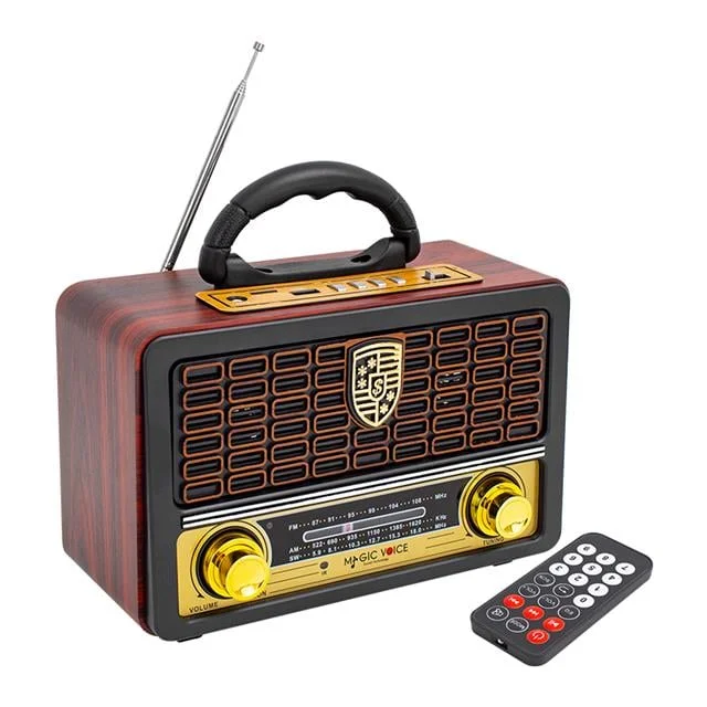 MagicVoice MV-110BT USB - SD - FM - Bluetooth Destekli Nostaljik Radyo görsel 5