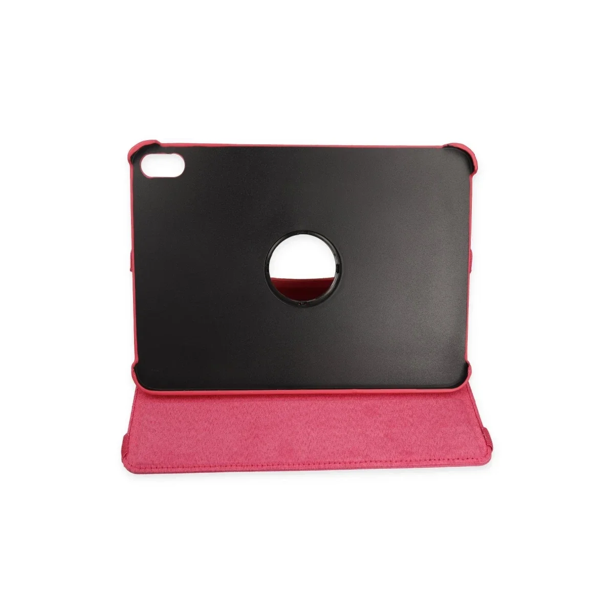 Apple iPad 2025 10.9 10.Nesil (A16) Kılıf 360 Tablet Deri Kılıf - Pembe görsel 3