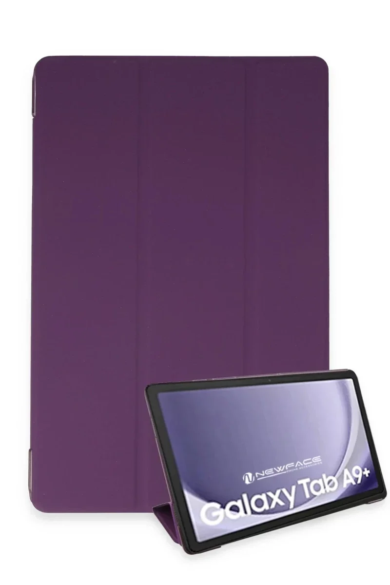 Samsung Galaxy Tab A9 Plus Kılıf Tablet Smart Kılıf - Mor