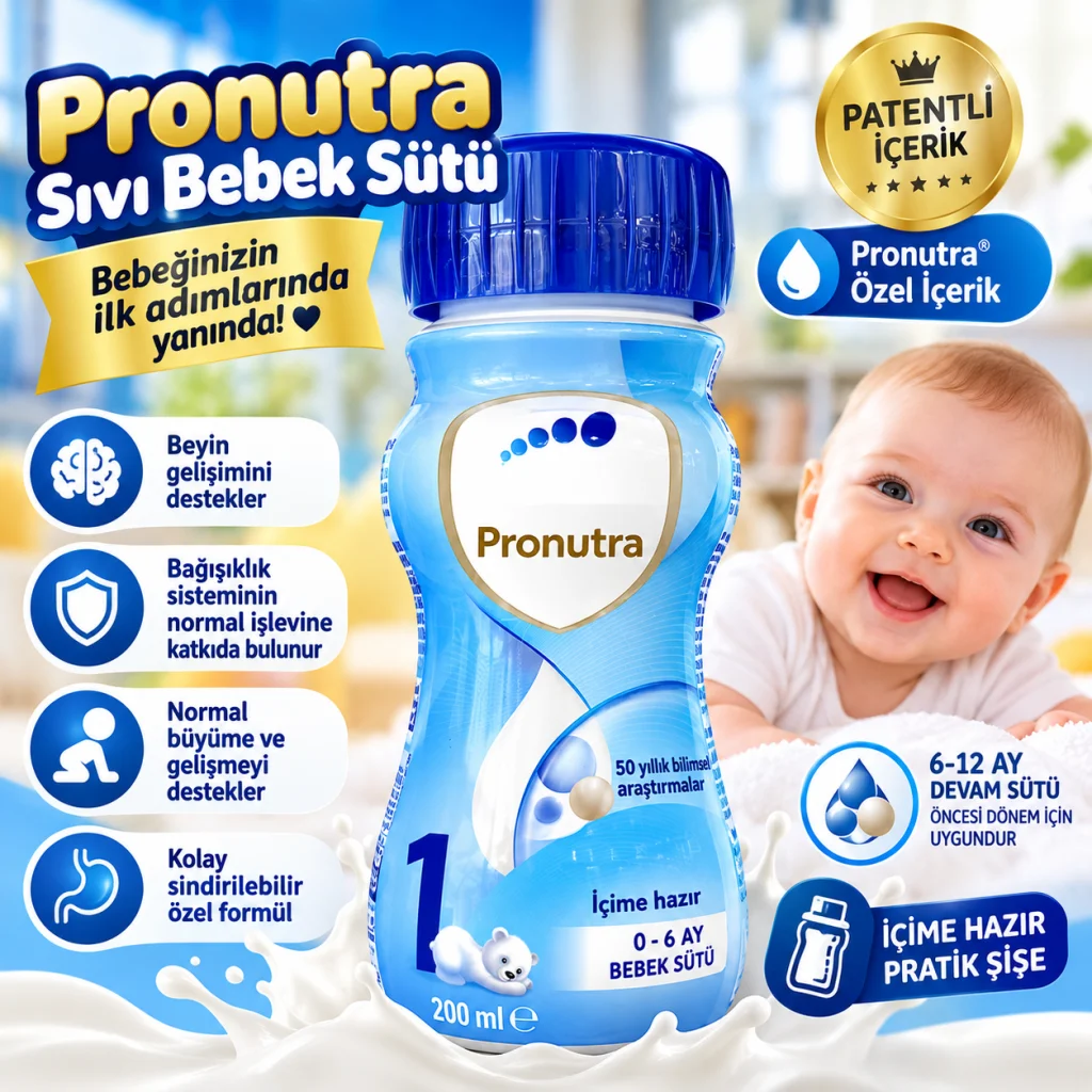 Pronutra Sıvı Bebek Sütü No1 200 ml