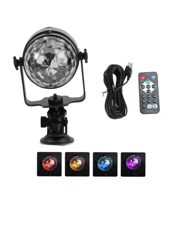 Taşınabilir ve Dayanıklı Plastik Kristal LED Disko Işığı görsel 5
