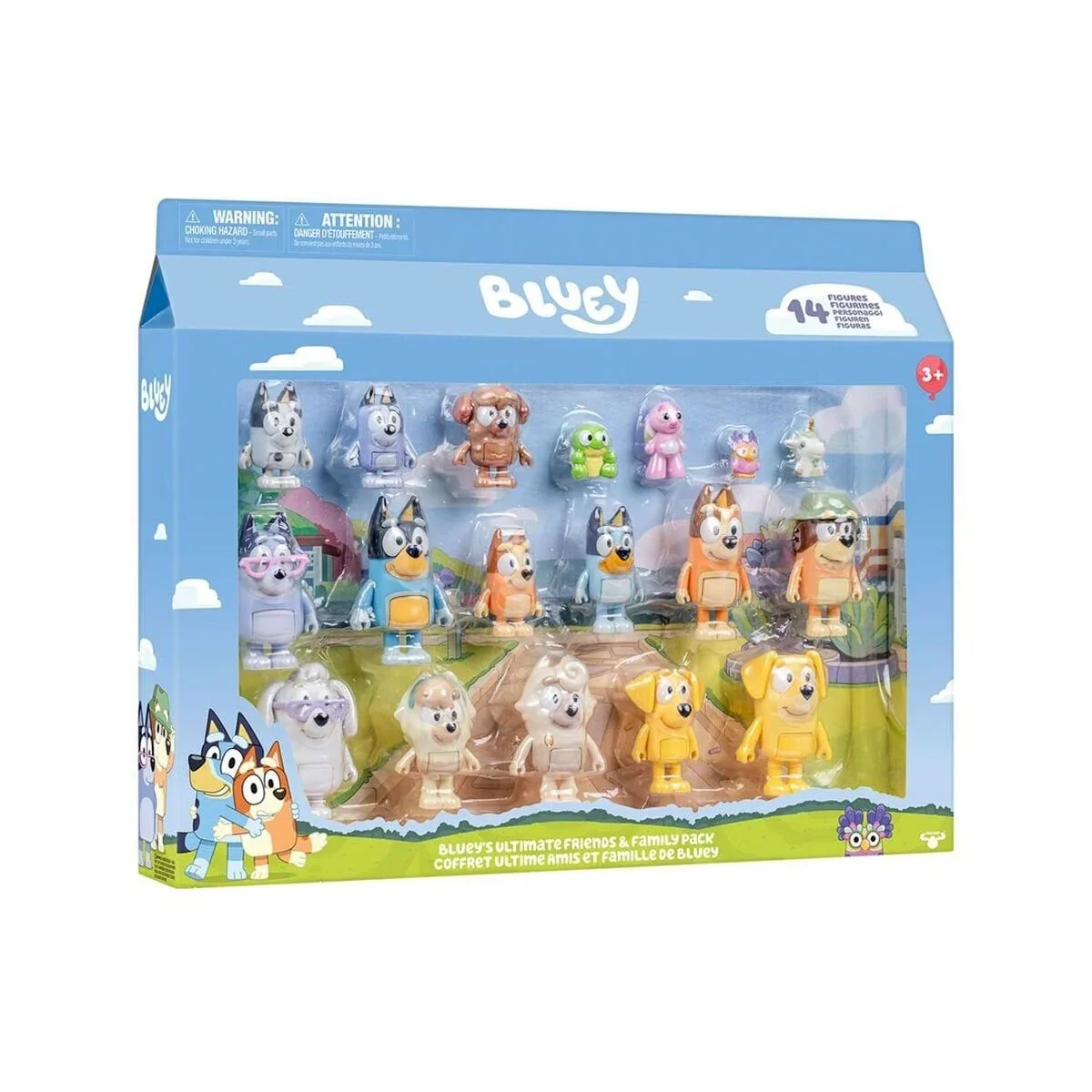 BLUEY 19116 Bluey Ultimate Aile ve Arkadaş 18li Figür Set görsel 2