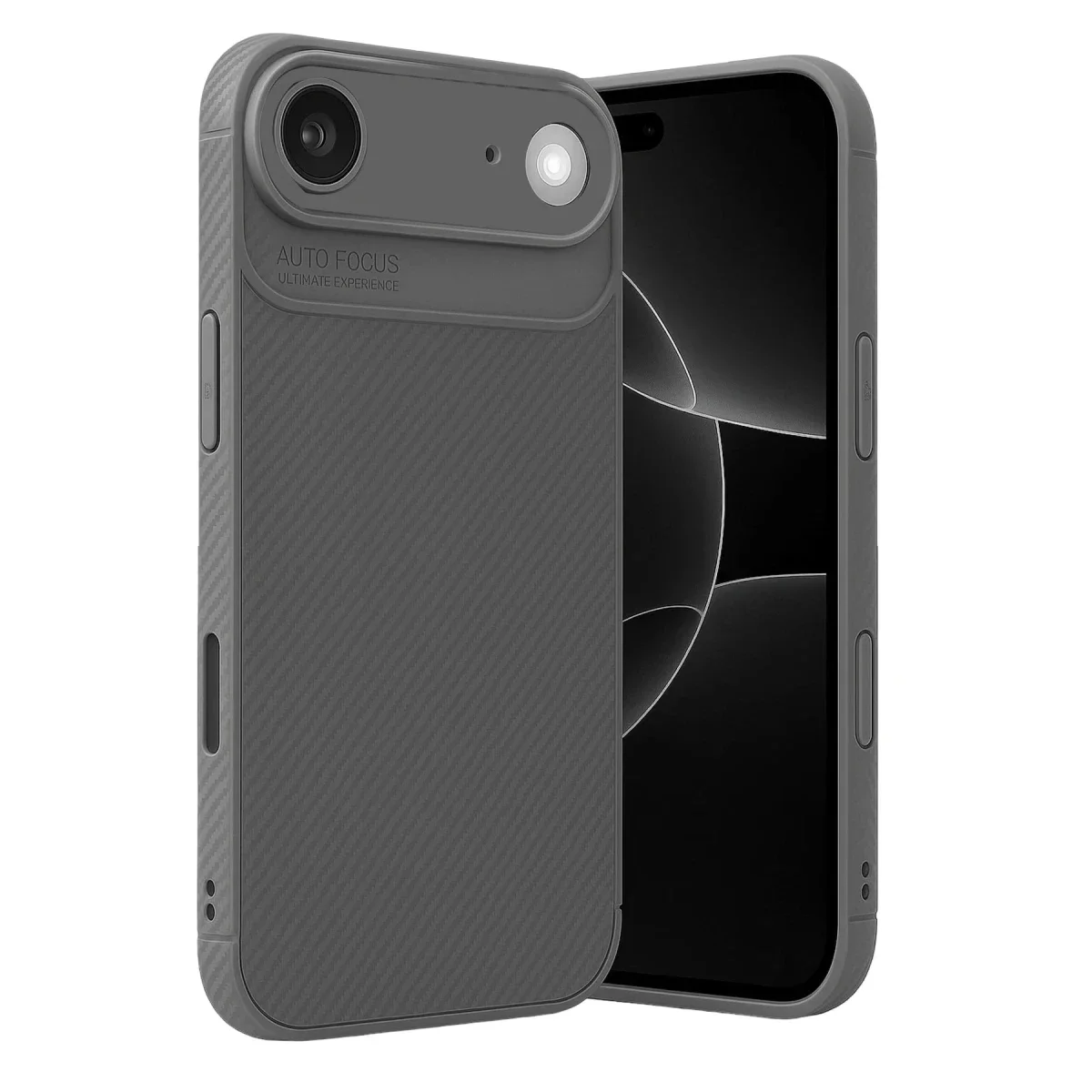 Apple iPhone 17 Air Auto Focus Karbon Kapak - Gri