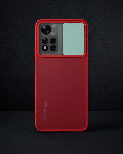 Xiaomi Redmi Note 11 Pro Plus 5g Kılıf Palm Buzlu Kamera Sürgülü Silikon - Turkuaz
