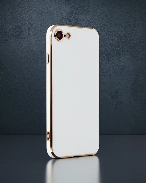 Apple İphone 7 Kılıf Volet Silikon - Beyaz