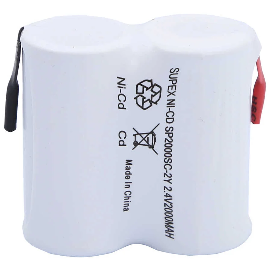 2000mAh 2.4V NiCd 2’li Yanyana Şarjlı Süpürge Pili