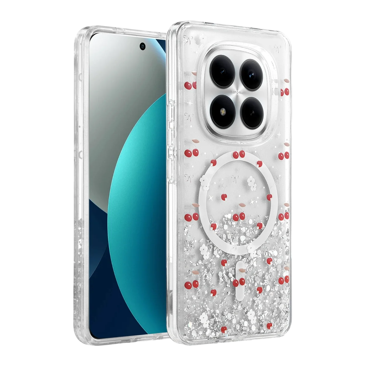 Onegif Xiao Red Note 15 Pro 5g sk Simli Magsafe Kapak - Desen 5