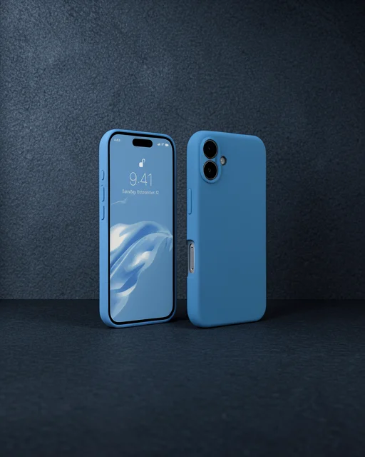 Apple İphone 16 Plus Kılıf First Silikon - Mavi