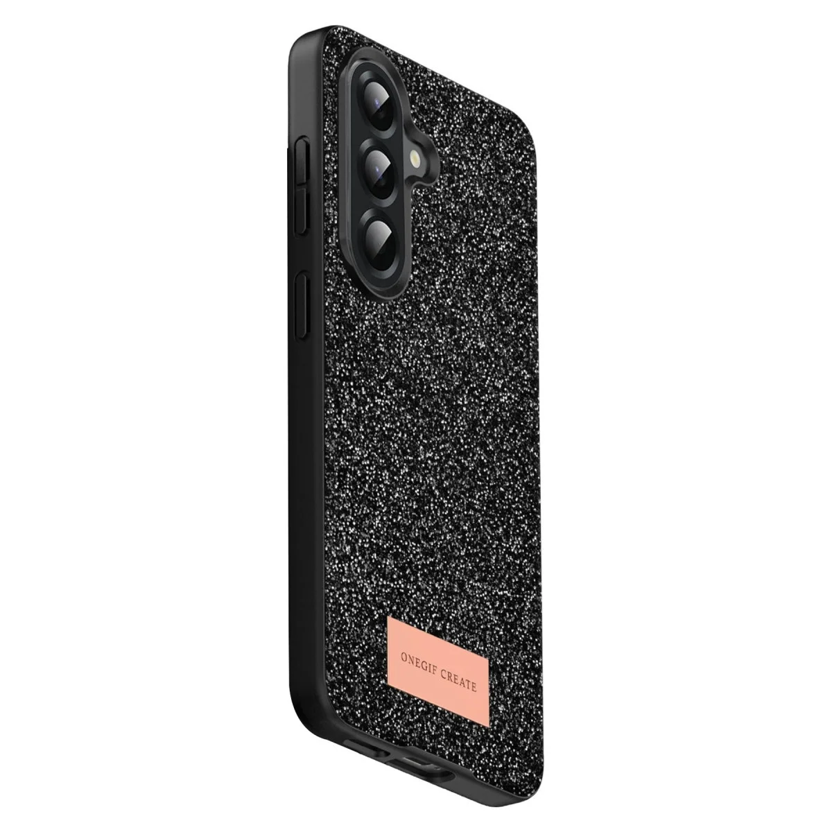 Onegif Samsung Galaxy A17 5g Bright Simli Kapak - Siyah görsel 3