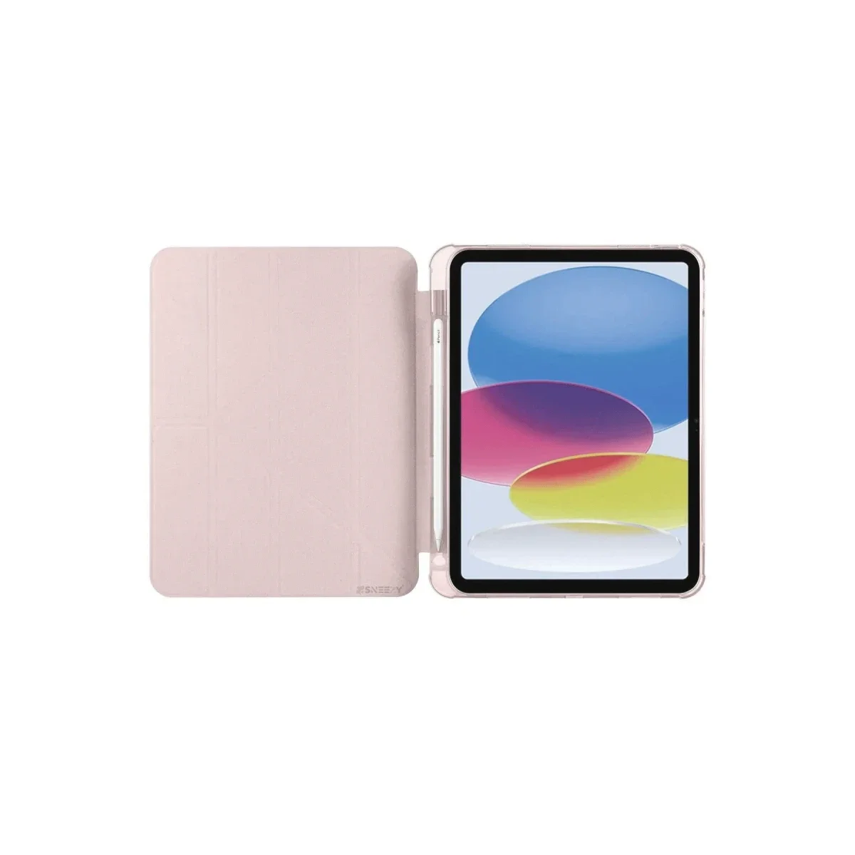 Apple iPad 2025 10.9 10.Nesil (A16) Kılıf Kalemlikli Mars Tablet Kılıfı - Rose Gold görsel 3