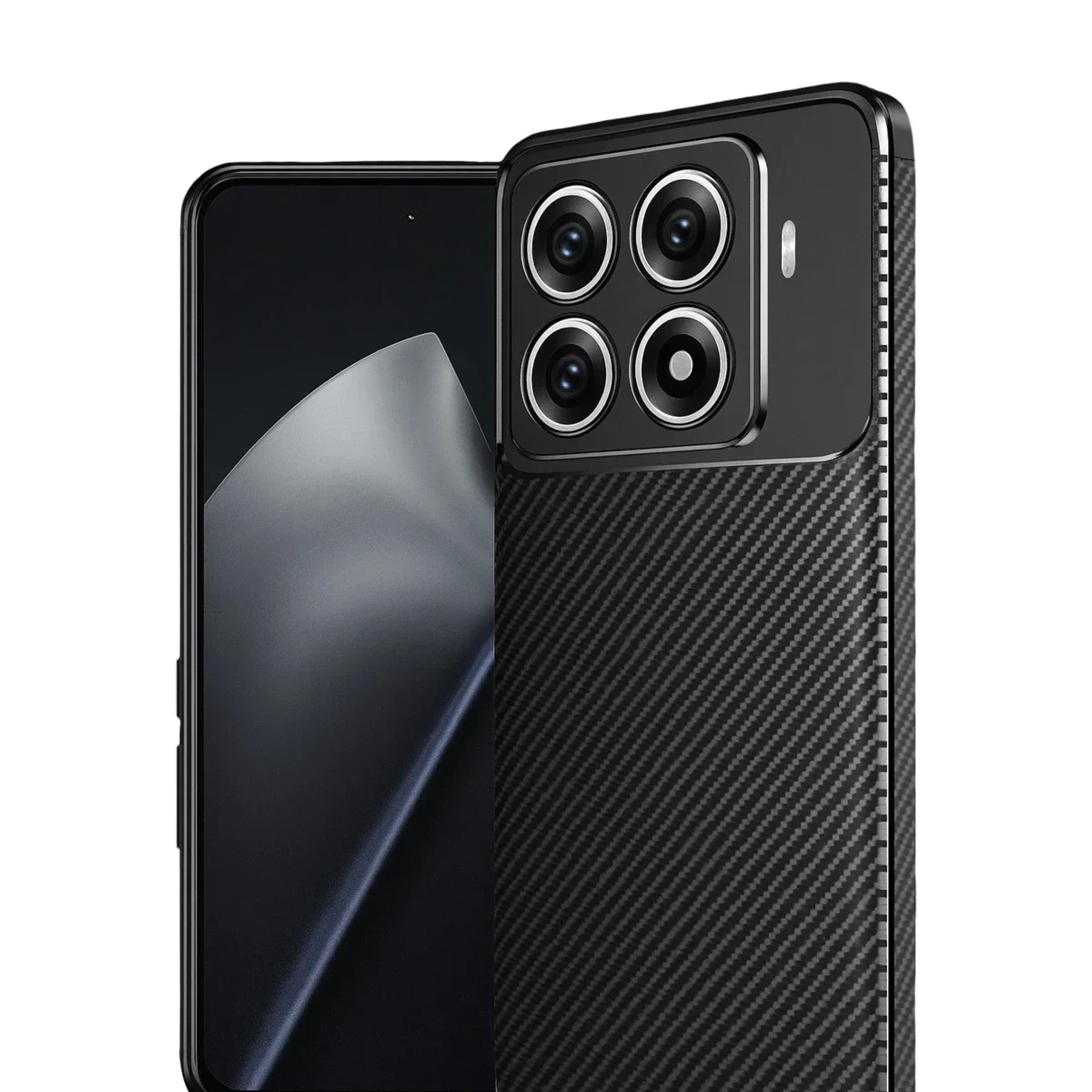 Xiaomi Mi 15T Pro Auto Focus Karbon Kapak - Siyah görsel 2