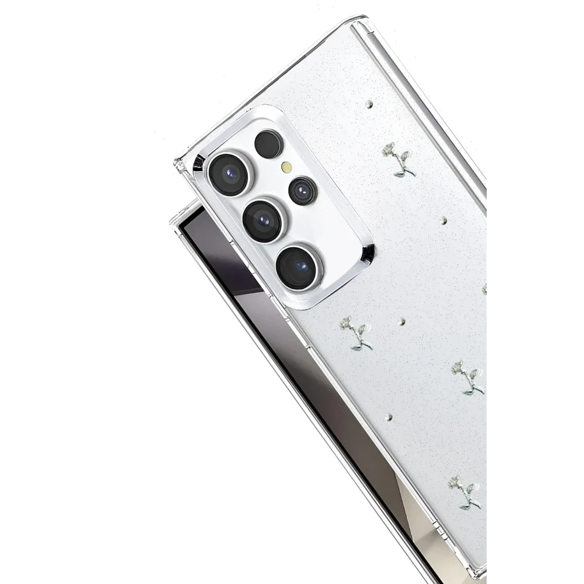 Samsung Galaxy S25 Ultra Fiyonk Desenli Kapak - Desen 4 görsel 3