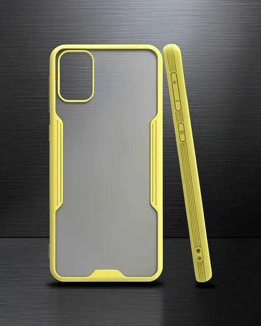 Samsung Galaxy M31 Kılıf Platin Silikon - Sarı
