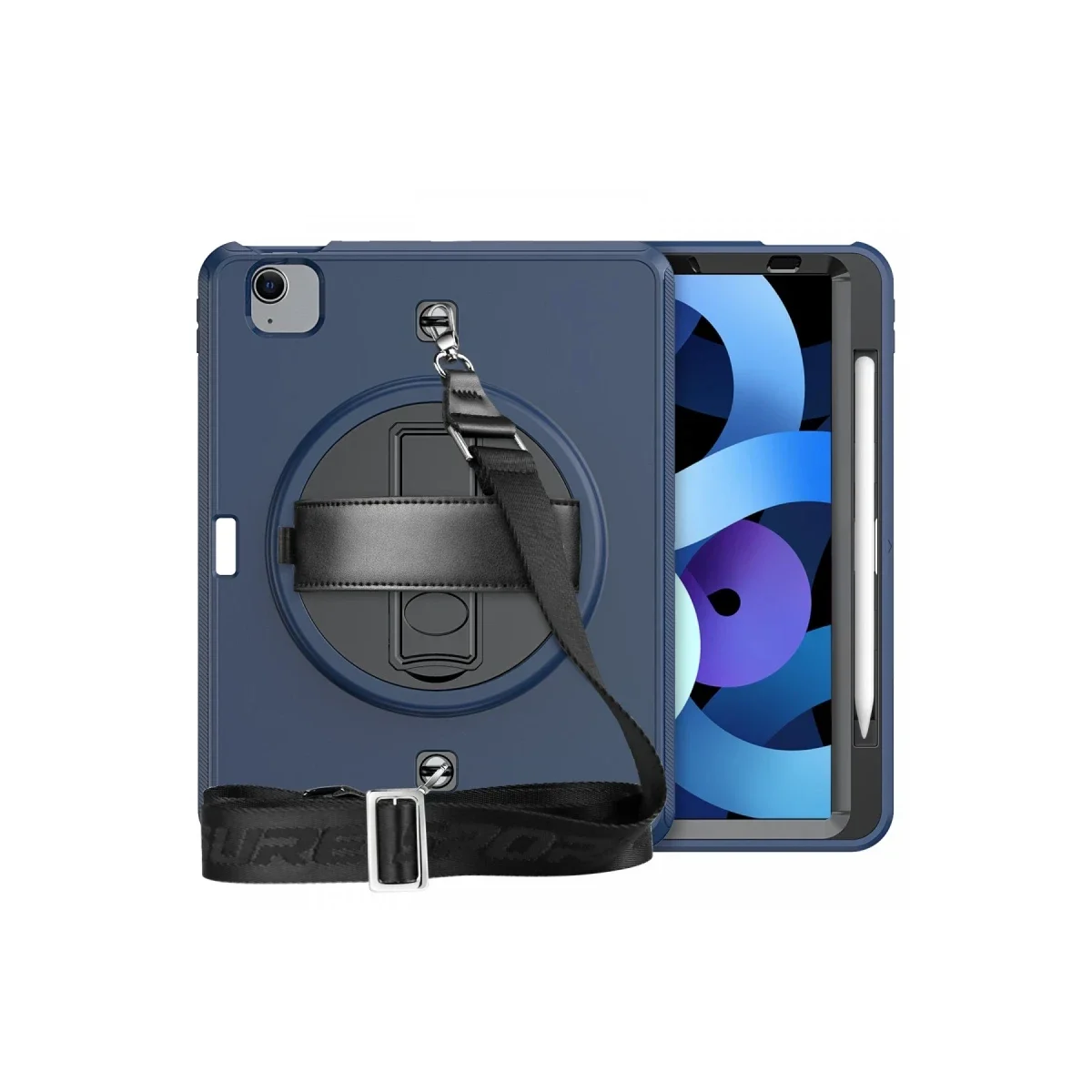 Apple iPad Pro 11 (2020) Kılıf Strap-C Otterbox Tablet Kapak - Lacivert görsel 2