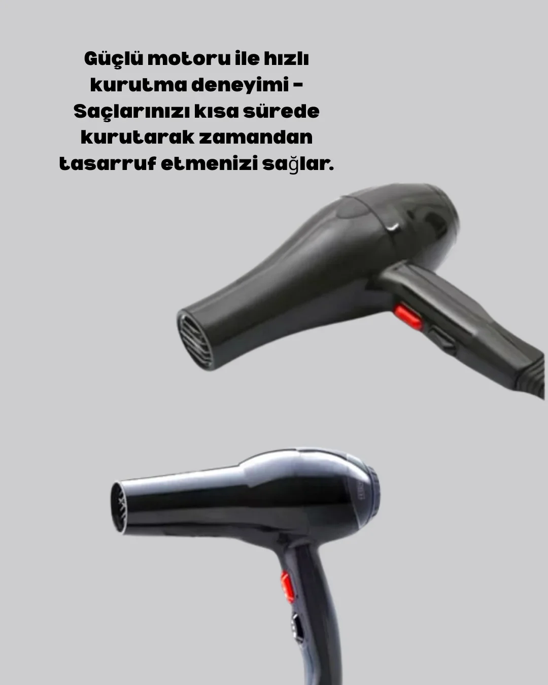 Tüm Saç Tipleri İçin 2200W Güçlü Fön Makinesi görsel 4