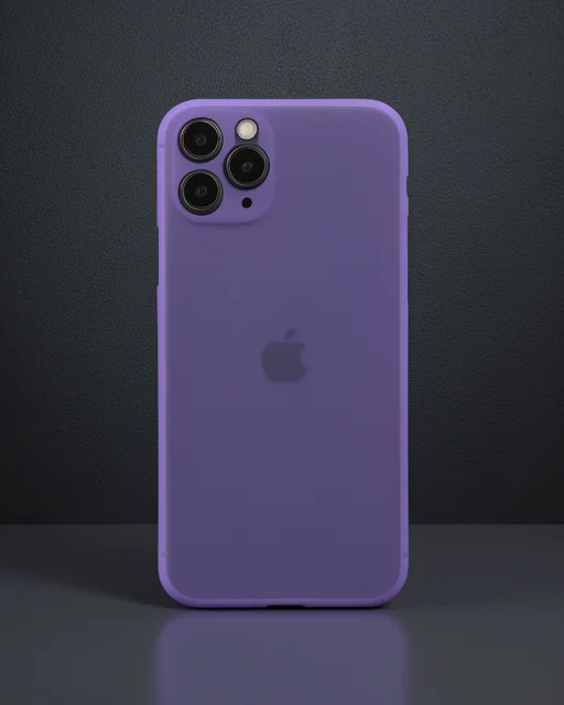 Apple İphone 11 Pro Max Kılıf Pp Ultra İnce Kapak - Mor