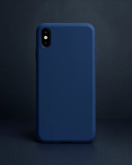 Apple İphone Xs Max Kılıf Nano İçi Kadife Silikon - Lacivert
