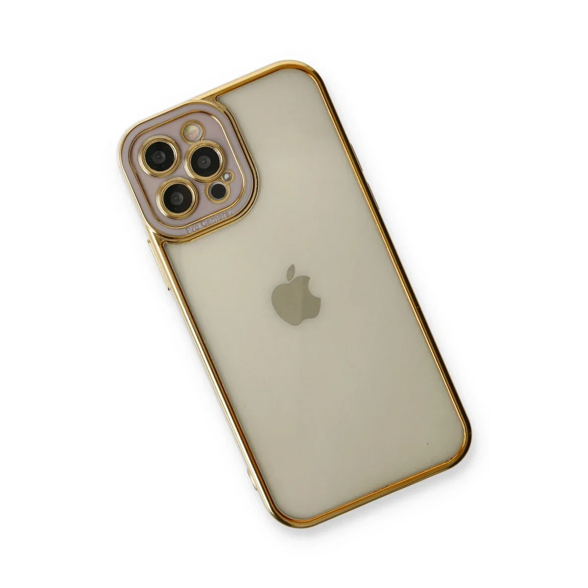 Apple iPhone 12 Pro Max Kılıf Liva Lens Silikon - Lila görsel 3