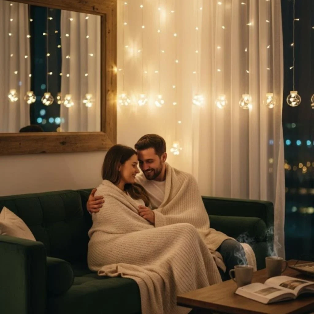 10 Sarkıtlı Kumandalı Dekoratif Top İçi Mini Toplu LED Günışığı Rengi Dekoratif Aydınlatma görsel 3