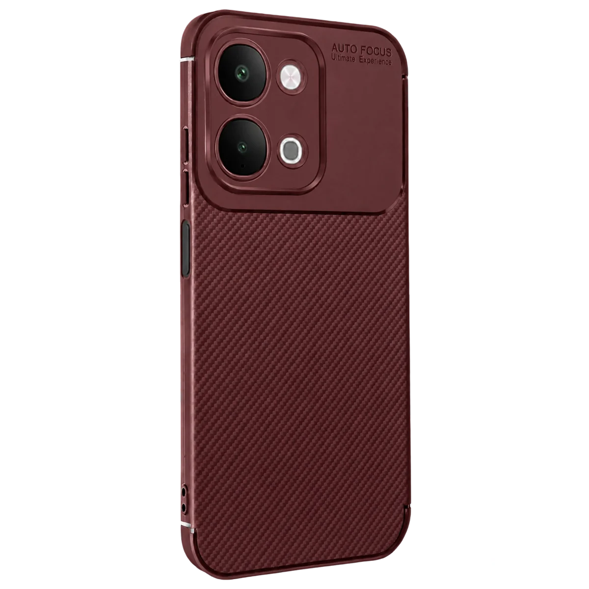 Vivo Y31d Auto Focus Karbon Kapak - Bordo