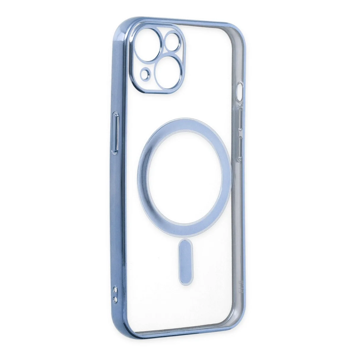 Apple İphone 14 Plus Kılıf Magneticsafe Lazer Silikon - Sierra Blue görsel 4