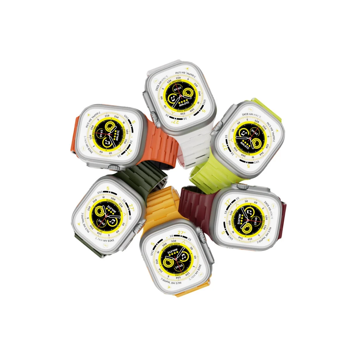 Apple Watch Ultra 49mm Wowen Kordon (saat Değildir) - Bordo görsel 2